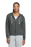 Ladies Gym Vintage Full Zip Hoodie