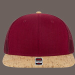 OTTO CAP "OTTO SNAP" 6 Panel Mid Profile Mesh Back Trucker Snapback Hat