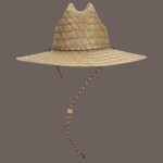 OTTO CAP Straw Lifeguard Hat w/ Adjustable Cord